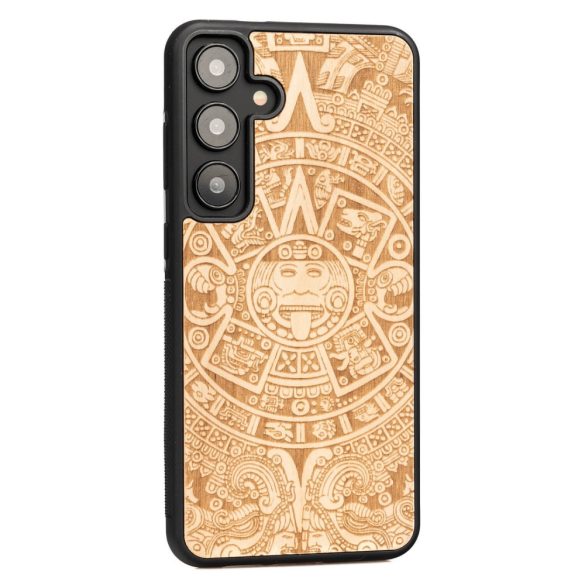 Bewood Aztec Calendar Aniegre tok Samsung Galaxy S24 Plus - barna