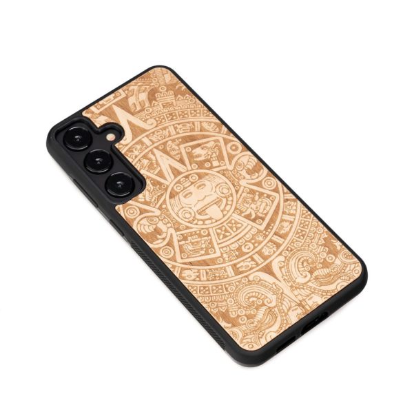 Bewood Aztec Calendar Aniegre tok Samsung Galaxy S24 Plus - barna