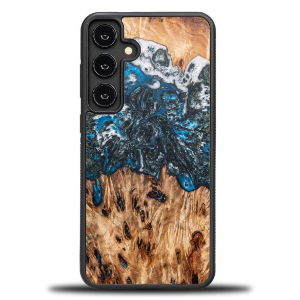 Bewood Planets Earth tok Samsung Galaxy S24 Plus - barna-kék
