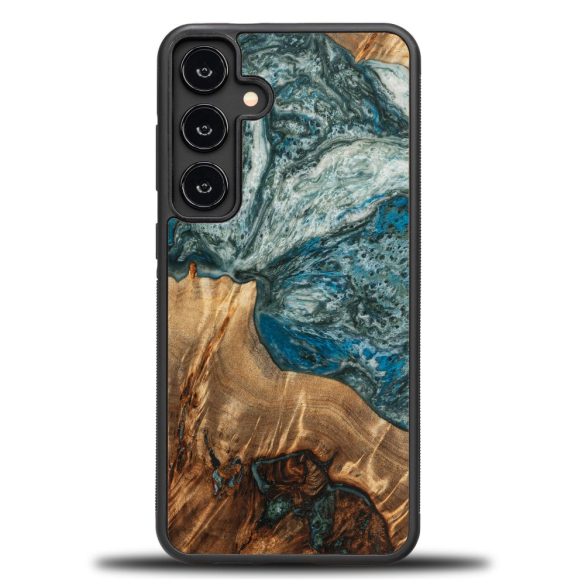 Bewood Planets Earth tok Samsung Galaxy S24 Plus - barna-kék