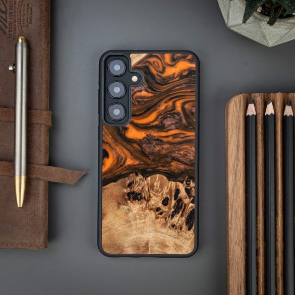 Bewood Orange tok Samsung Galaxy S24 Plus - barna-narancssárga