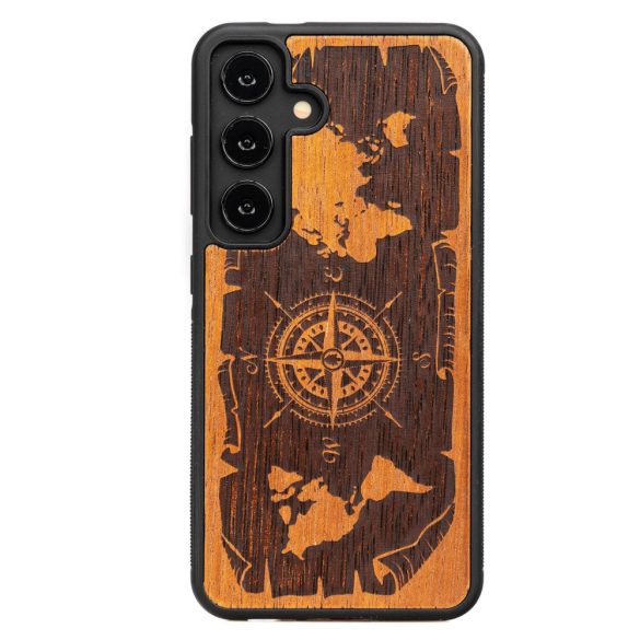 Bewood Compass Merbau tok Samsung Galaxy A55 5G - barna