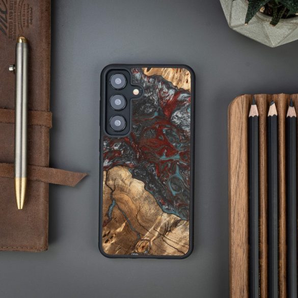 Bewood Planets Pluto tok Samsung Galaxy A55 5G - barna-szürke