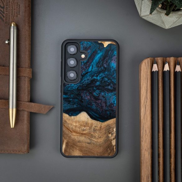 Bewood Planets Neptune tok Samsung Galaxy A55 5G - barna-kék