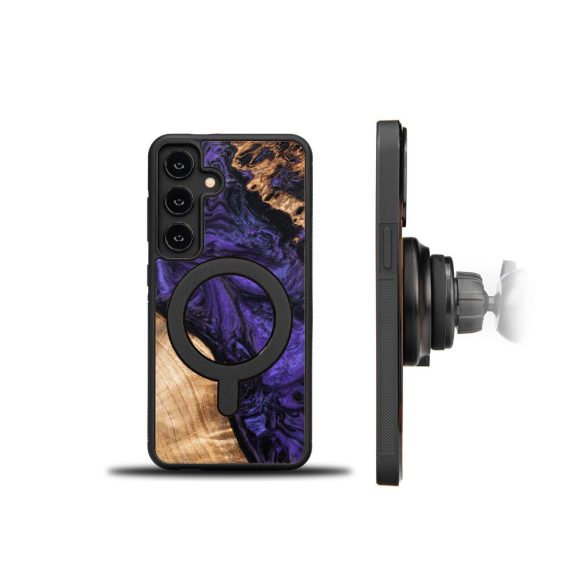 Bewood Violet MagSafe-kompatibilis tok Samsung Galaxy S24 - barna-lila