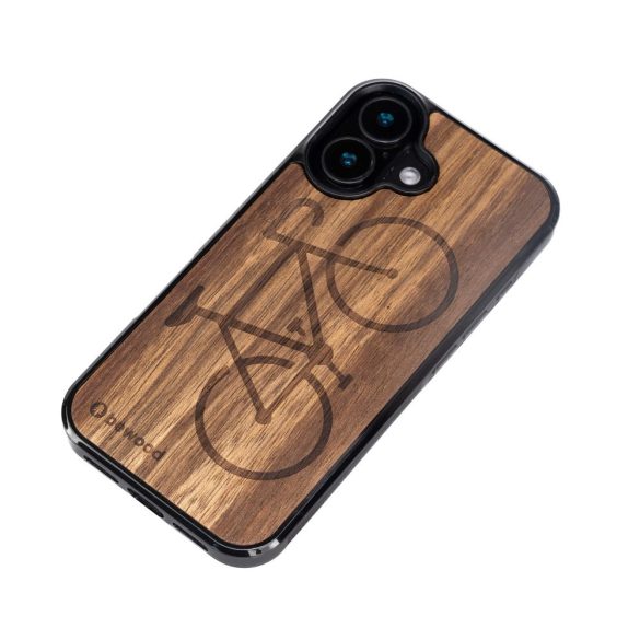 Bewood Bicycle Limba tok iPhone 16 - barna