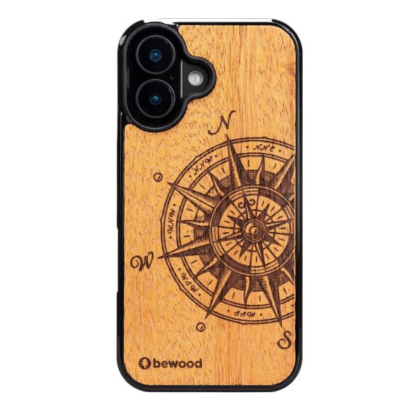 Bewood Traveler Merbau tok iPhone 16 - barna