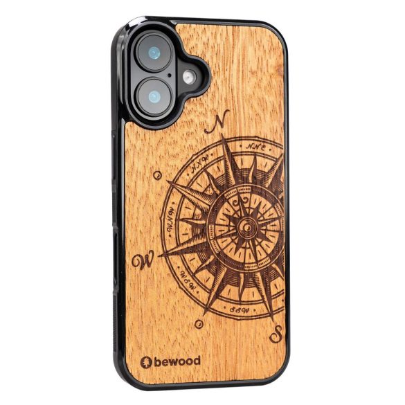 Bewood Traveler Merbau tok iPhone 16 - barna