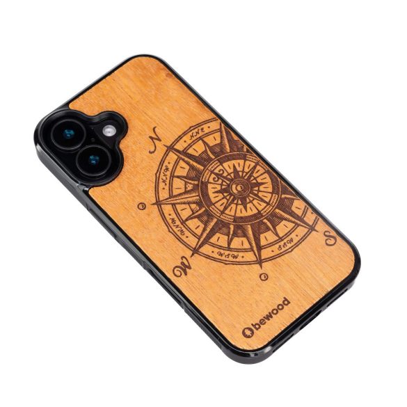 Bewood Traveler Merbau tok iPhone 16 - barna