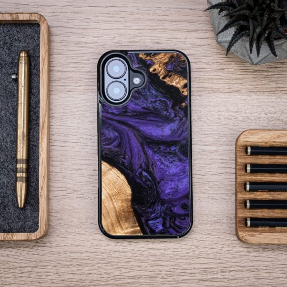 Bewood Violet tok iPhone 16 - barna-lila