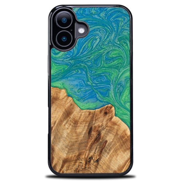 Bewood Neons Tokyo tok iPhone 16 - barna-kék