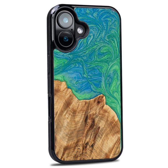 Bewood Neons Tokyo tok iPhone 16 - barna-kék