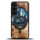 Bewood Planets Earth MagSafe-kompatibilis tok Samsung Galaxy A55 5G - barna-kék