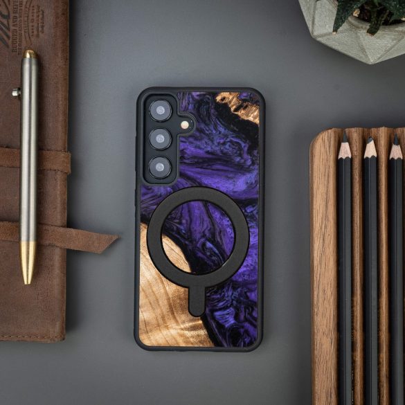 Bewood Violet MagSafe-kompatibilis tok Samsung Galaxy A55 5G - barna-lila