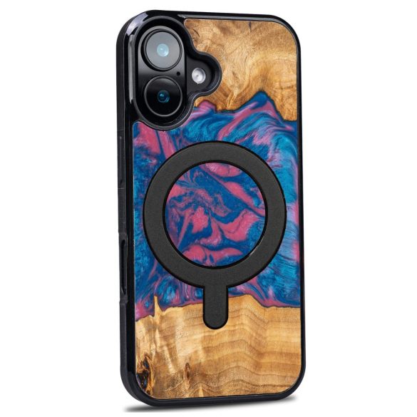 Bewood Neons Vegas MagSafe-kompatibilis tok iPhone 16 - barna-kék