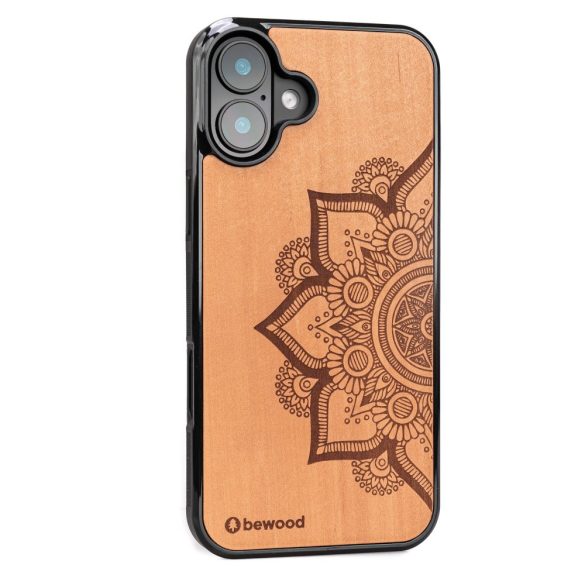 Bewood Mandala Apple Tree tok iPhone 16 Plus - barna