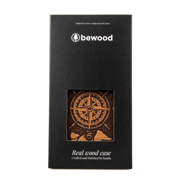 Bewood Compass Merbau tok iPhone 16 Plus - barna