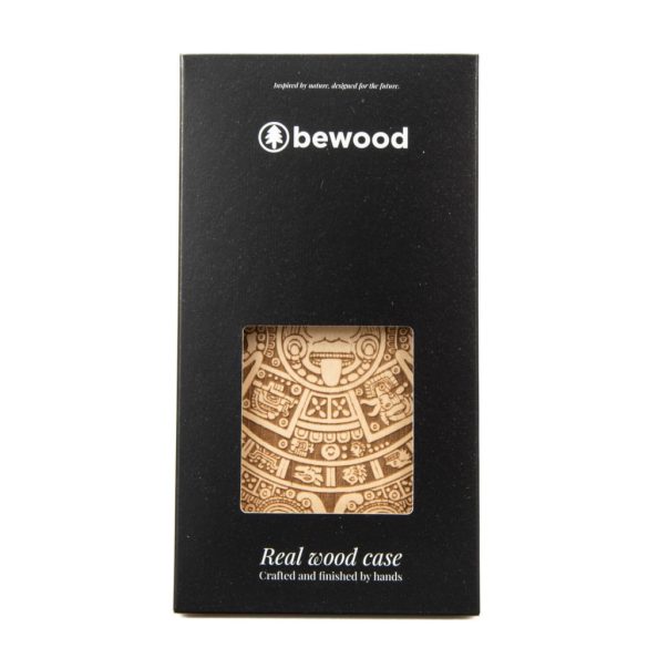 Bewood Aztec Calendar Aniegre tok iPhone 16 Plus - barna