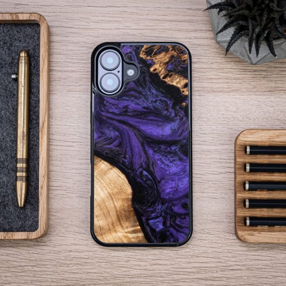 Bewood Violet tok iPhone 16 Plus - barna-lila