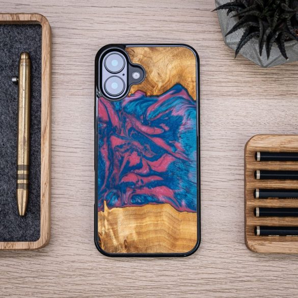 Bewood Neons Vegas tok iPhone 16 Plus - barna-kék