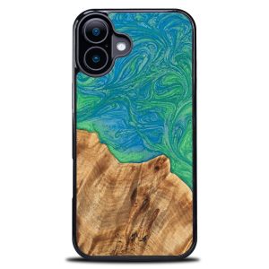 Bewood Neons Tokyo tok iPhone 16 Plus - barna-kék