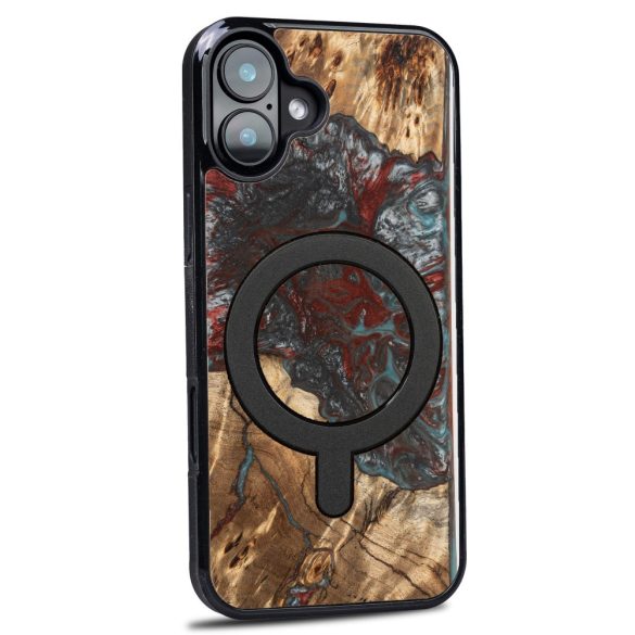 Bewood Planets Pluto MagSafe-kompatibilis tok iPhone 16 Plus - barna-szürke