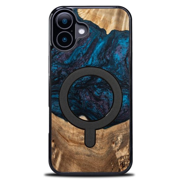 Bewood Planets Neptune MagSafe-kompatibilis tok iPhone 16 Plus - barna-kék