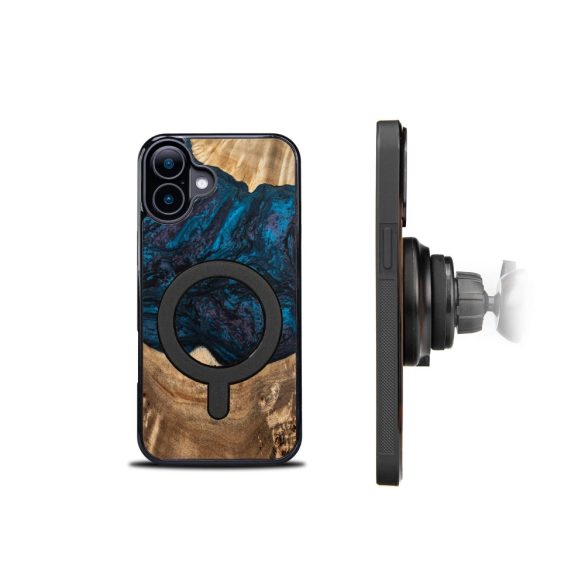 Bewood Planets Neptune MagSafe-kompatibilis tok iPhone 16 Plus - barna-kék