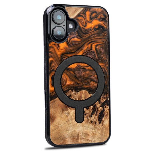 Bewood Orange MagSafe-kompatibilis tok iPhone 16 Plus - barna-narancssárga