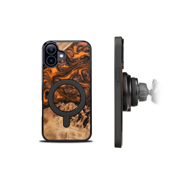 Bewood Orange MagSafe-kompatibilis tok iPhone 16 Plus - barna-narancssárga