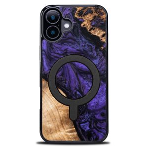 Bewood Violet MagSafe-kompatibilis tok iPhone 16 Plus - barna-lila