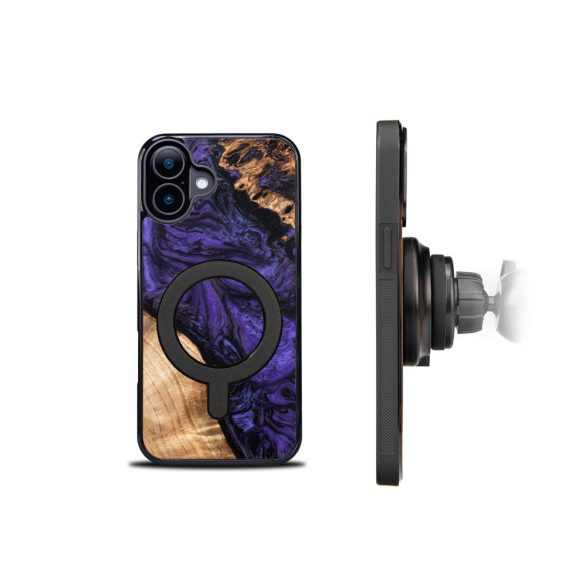Bewood Violet MagSafe-kompatibilis tok iPhone 16 Plus - barna-lila