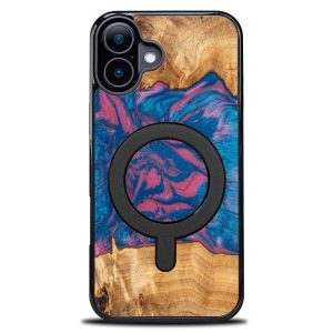 Bewood Neons Vegas MagSafe-kompatibilis tok iPhone 16 Plus - barna-kék