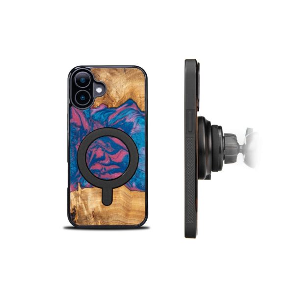 Bewood Neons Vegas MagSafe-kompatibilis tok iPhone 16 Plus - barna-kék