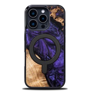 Bewood Violet MagSafe-kompatibilis tok iPhone 16 Pro - barna-lila