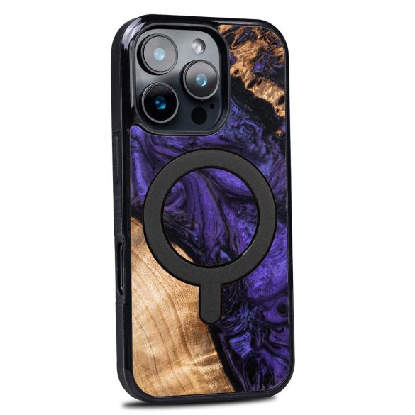 Bewood Violet MagSafe-kompatibilis tok iPhone 16 Pro - barna-lila