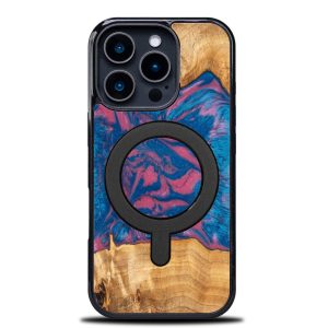Bewood Neons Vegas MagSafe-kompatibilis tok iPhone 16 Pro - barna-kék