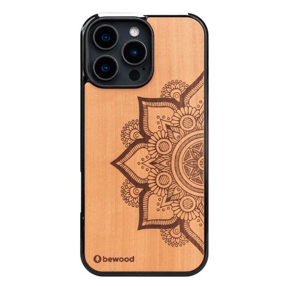 Bewood Mandala Apple Tree tok iPhone 16 Pro Max - barna