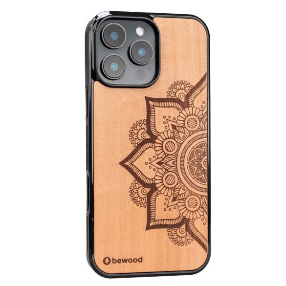 Bewood Mandala Apple Tree tok iPhone 16 Pro Max - barna