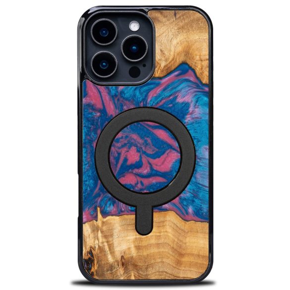 Bewood Neons Vegas MagSafe-kompatibilis tok iPhone 16 Pro Max - barna-kék
