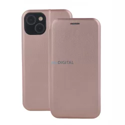   Smart Diva könyvtok Samsung Galaxy S24 FE - rózsaarany színű