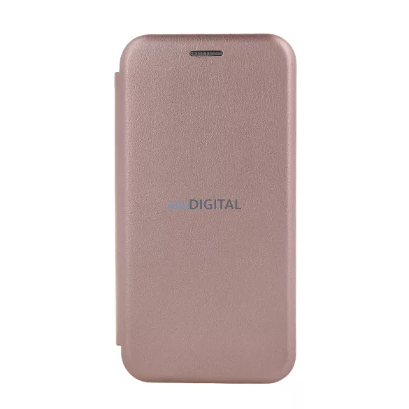 Smart Diva könyvtok Samsung Galaxy S24 FE - rózsaarany színű