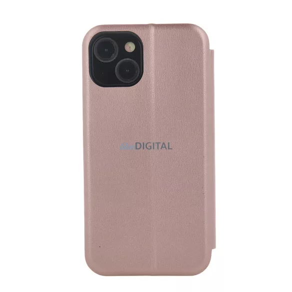 Smart Diva könyvtok Samsung Galaxy S24 FE - rózsaarany színű
