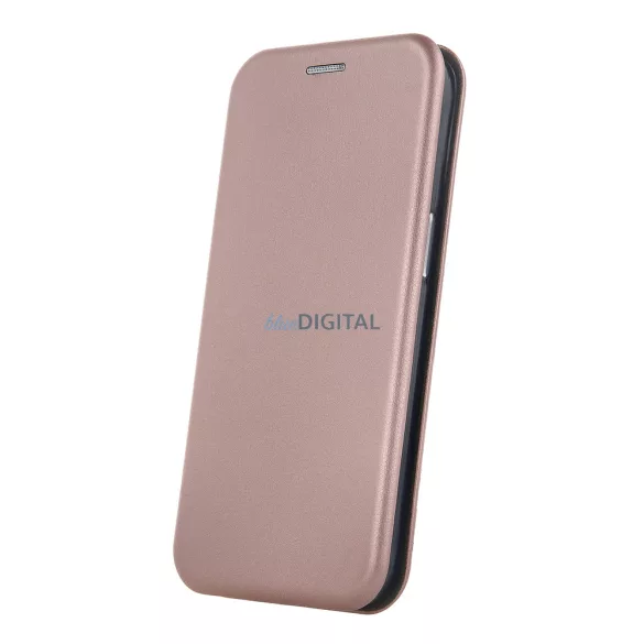 Smart Diva könyvtok Samsung Galaxy S24 FE - rózsaarany színű