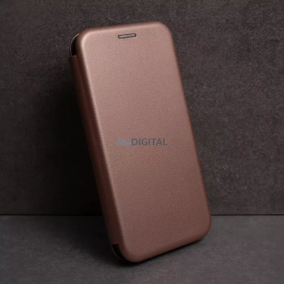 Smart Diva könyvtok Samsung Galaxy S24 FE - rózsaarany színű