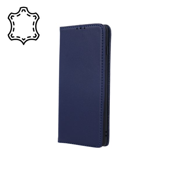 Geniune Leather Smart Pro könyvtok Samsung Galaxy A16 4G/5G - tengerészkék