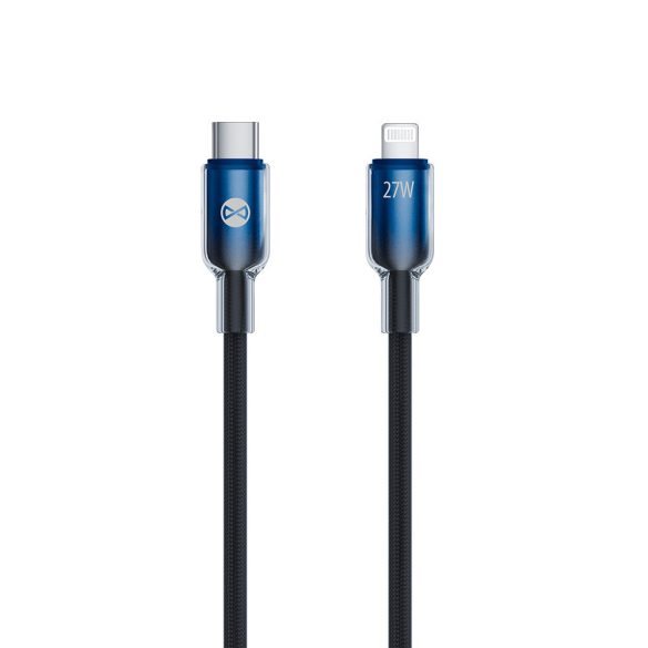 Forever Ombre Type-C - Lightning kábel 27W 1m - fekete