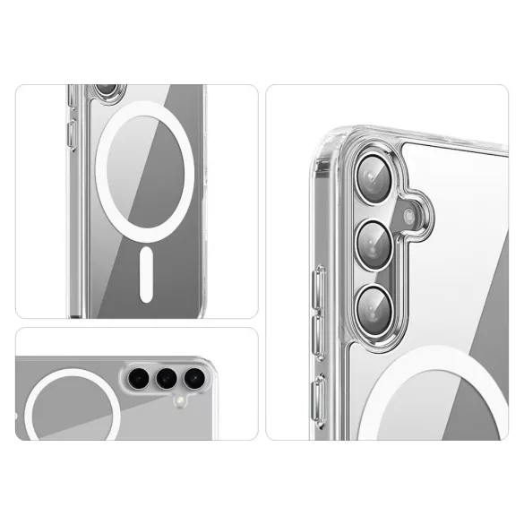 TectoShield Clear Guard MagSafe-kompatibilis tok Samsung Galaxy S24 FE - átlátszó
