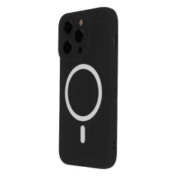   TectoShield Silicon Soft MagSafe-kompatibilis tok iPhone 16 Plus - fekete