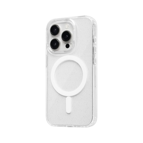 Shine MagSafe-kompatibilis tok iPhone 11 - átlátszó csillogós